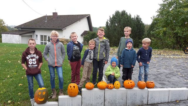 Kürbisschnitzen Oktober 2016