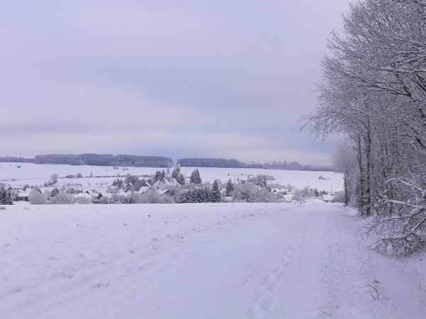 Biebern im Winter