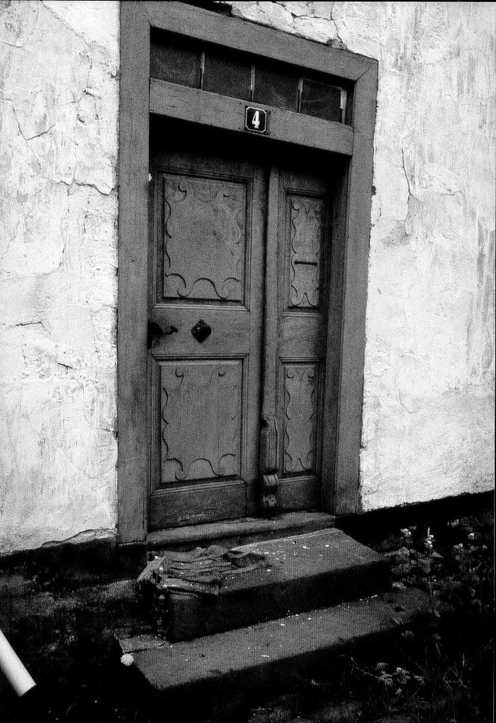 Haustüre in der Raiffeisenstraße (Haus abgerissen)