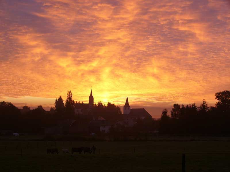 Sonnenaufgane über Biebern